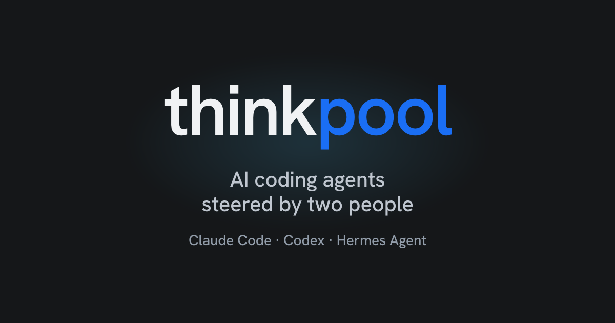 We built a shared coding room where two people can monitor and steer AI agents, together logo